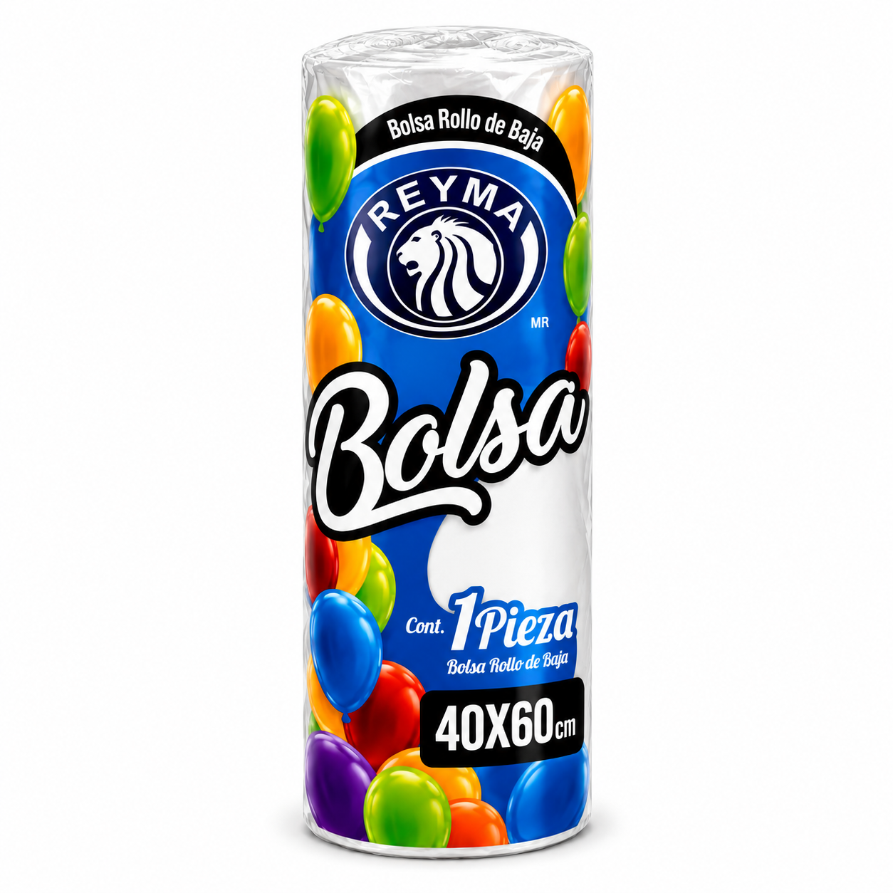 BOLSA EN ROLLO DE BAJO REYMA 40X60 CM POR KG REYMA
