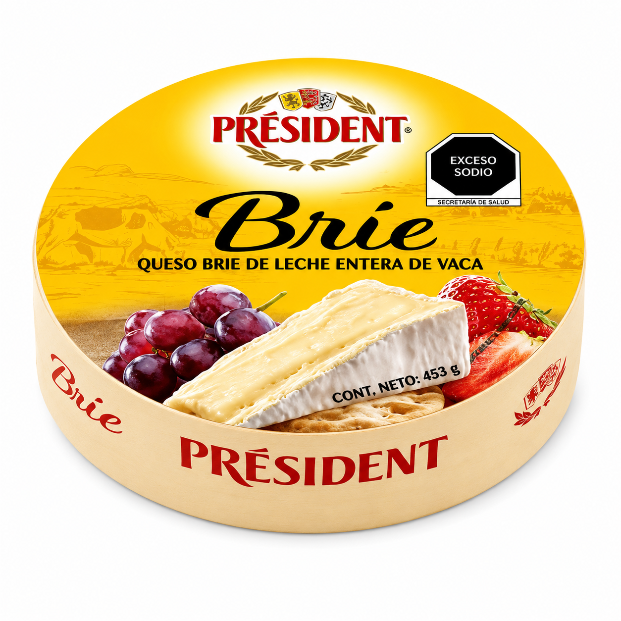 QUESO BRIE PRÉSIDENT DE 453 GR PRÉSIDENT