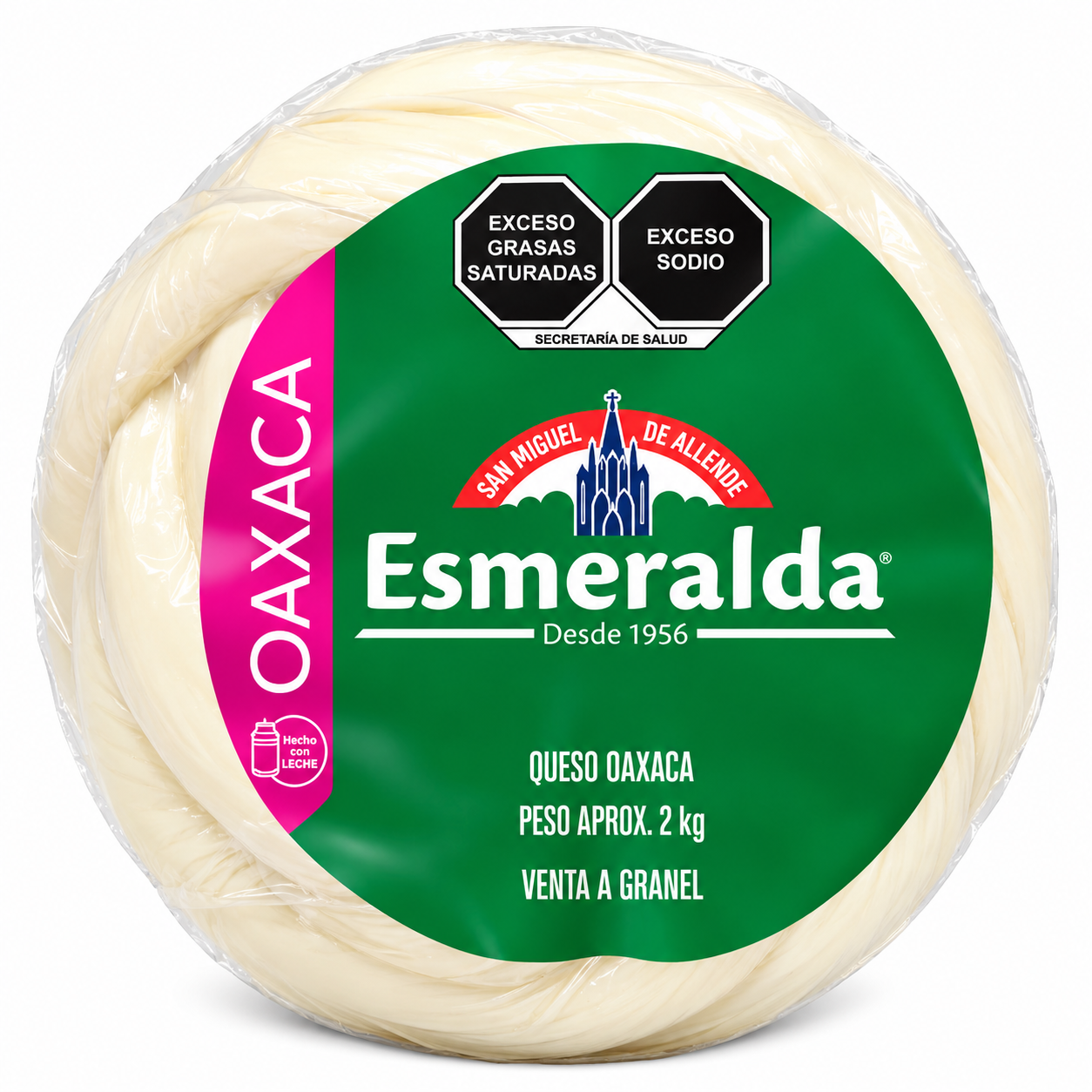 QUESO OAXACA ESMERALDA APROX 2 KG ESMERALDA