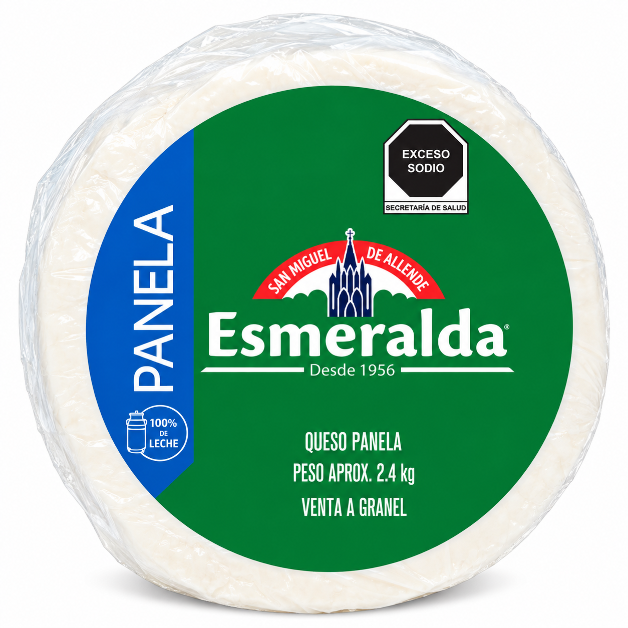 QUESO PANELA ESMERALDA APROX 2.4 KG ESMERALDA